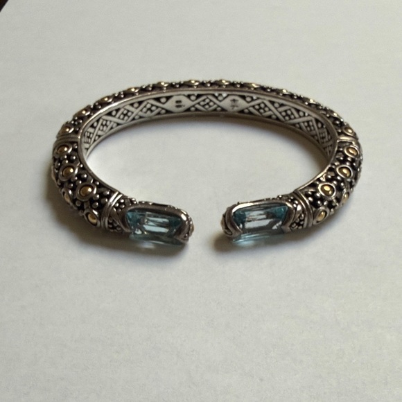 John Hardy Silver and Gold Accented Bracelet - Picture 4 of 6